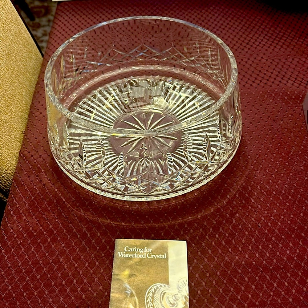 Waterford 8" ☘️ Ireland Lismore Salad Fruit Serving Bowl Dish